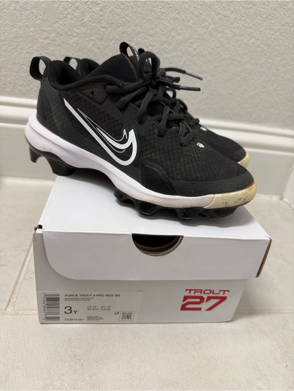Nike Kids Mike Trout Baseball Cleats